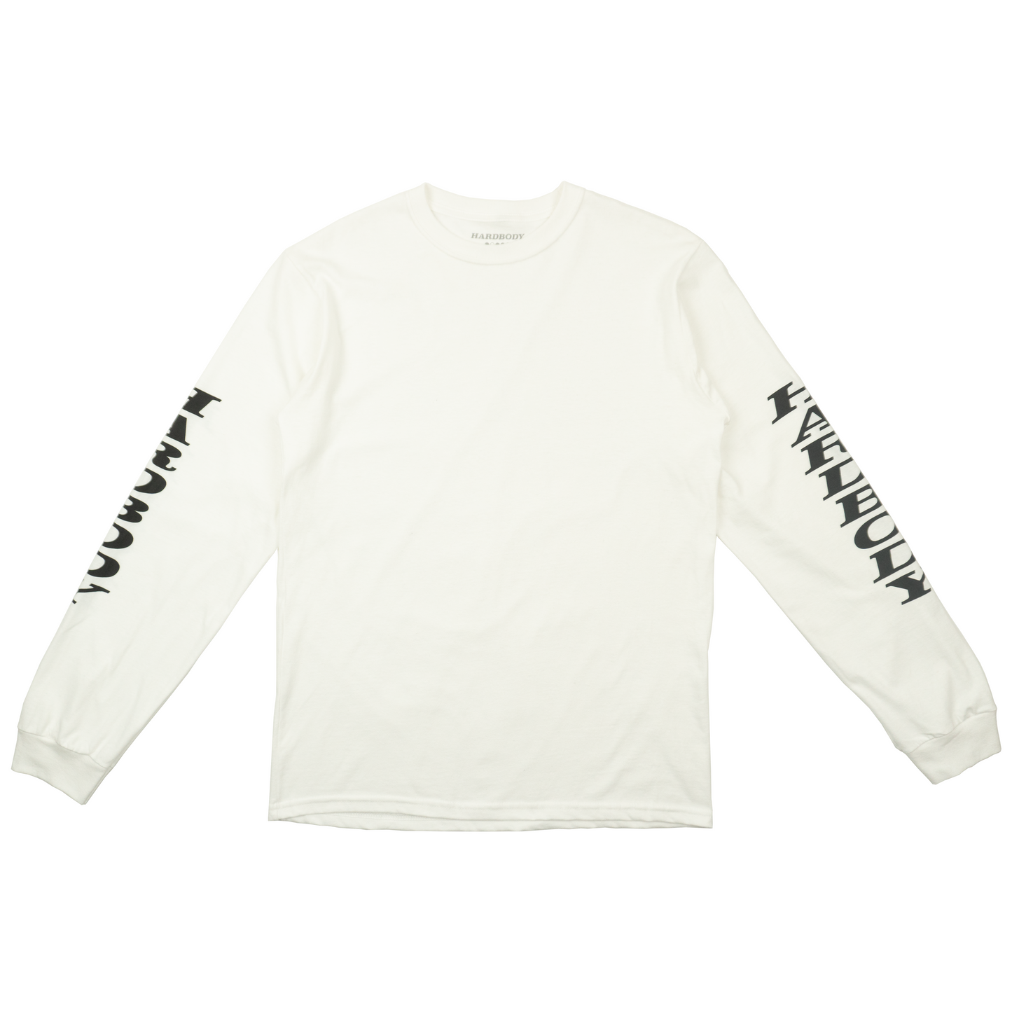 HARDBODY STACKED LONG SLEEVE - WHITE